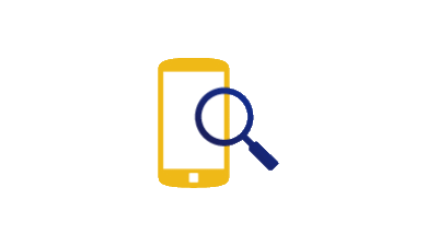 Icon of searching a mobile