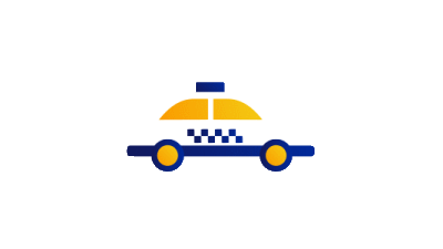 Icon of a taxi